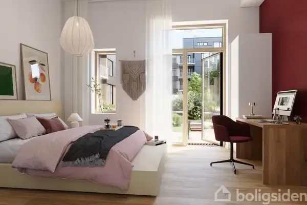 Bedrooms - Apartment with Terrace in Aarhus C