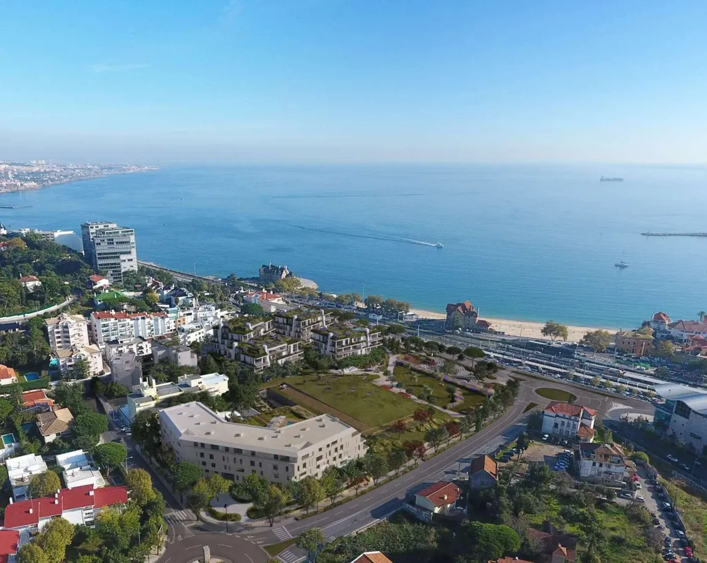 Vue aérienne - 2 Bedroom Apartment with Pool in Cascais