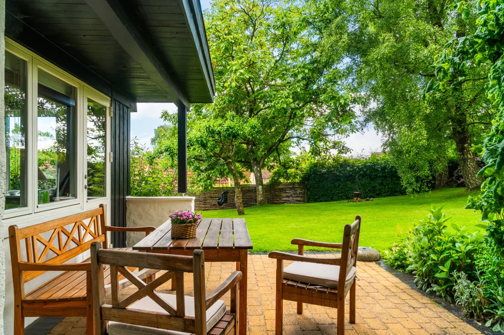 Terrasse - Historic Villa with Garden in Svejstrup