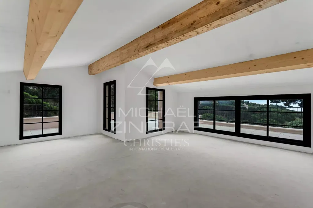 Séjour - Villa Luxueuse avec Vue Mer à Ramatuelle