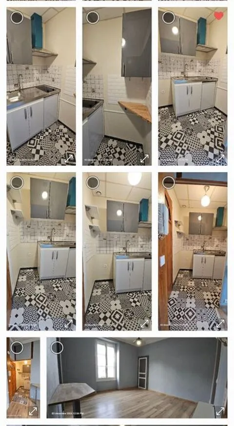 Cuisine - Appartement 2 Pièces sans Vis-à-Vis au Mans
