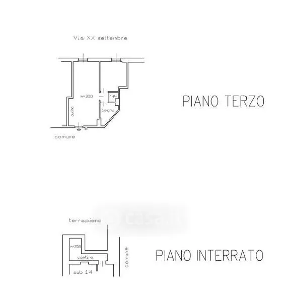 Plaan - Rented Flat with Lift in Bergamo Centre