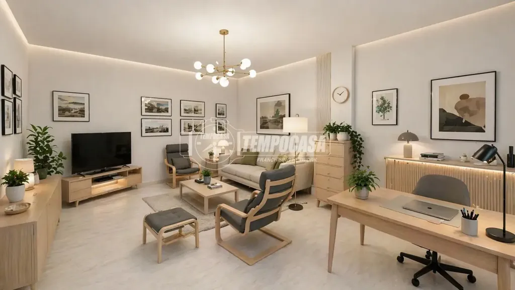 Séjour - Spacious Apartment with Two Terraces in Favria
