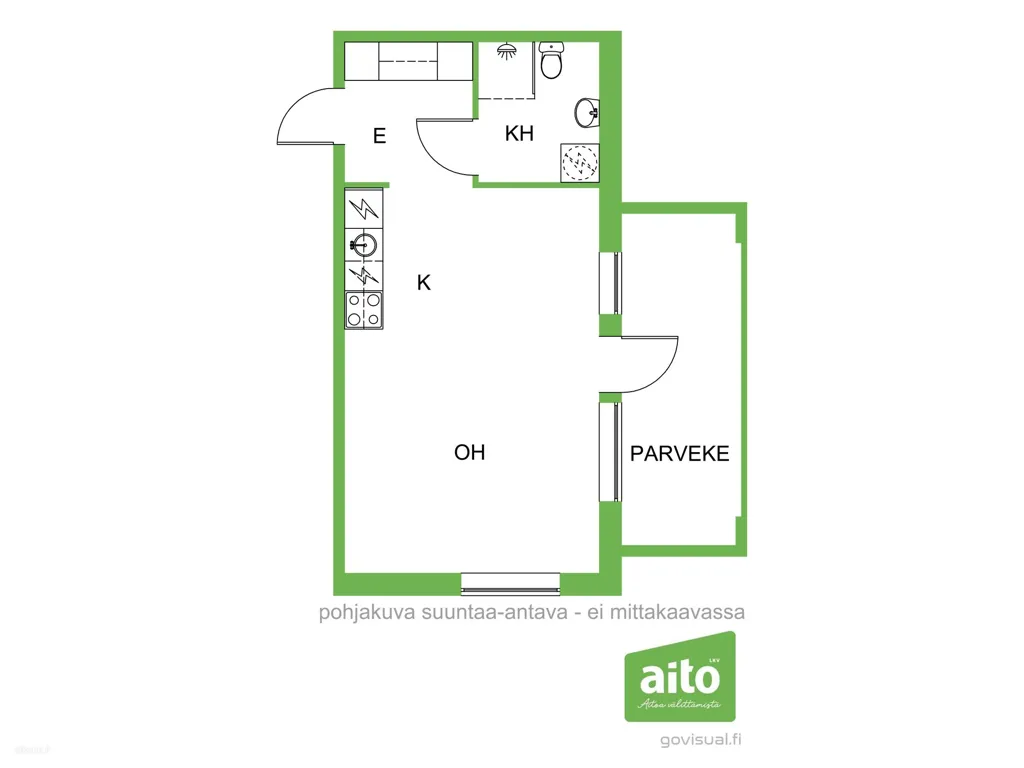 Plaan - Compact Flat with Balcony in Lappeenranta