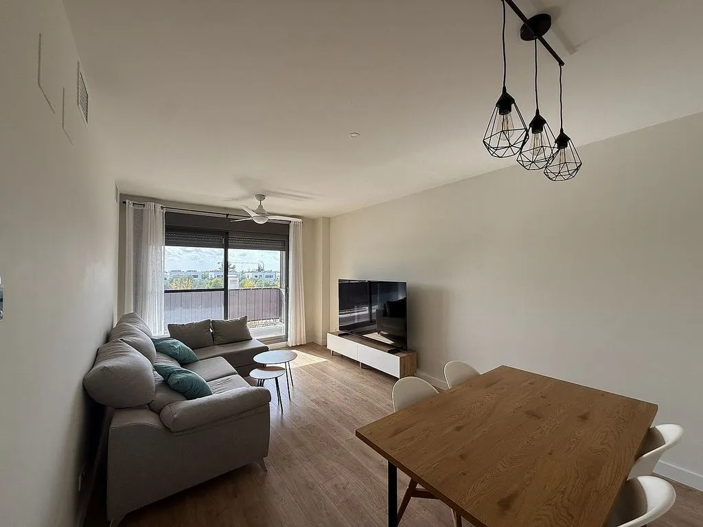 Living Room - Apartment with Pool and Terrace in Nuevo Bulevar