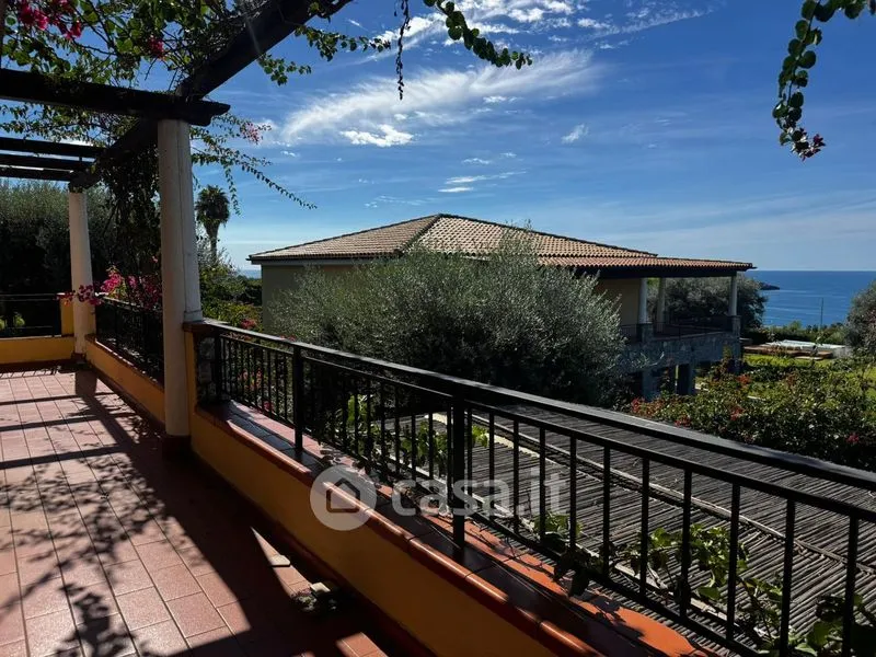 Terrasse - Villa with Sea View and Pool in Diamante