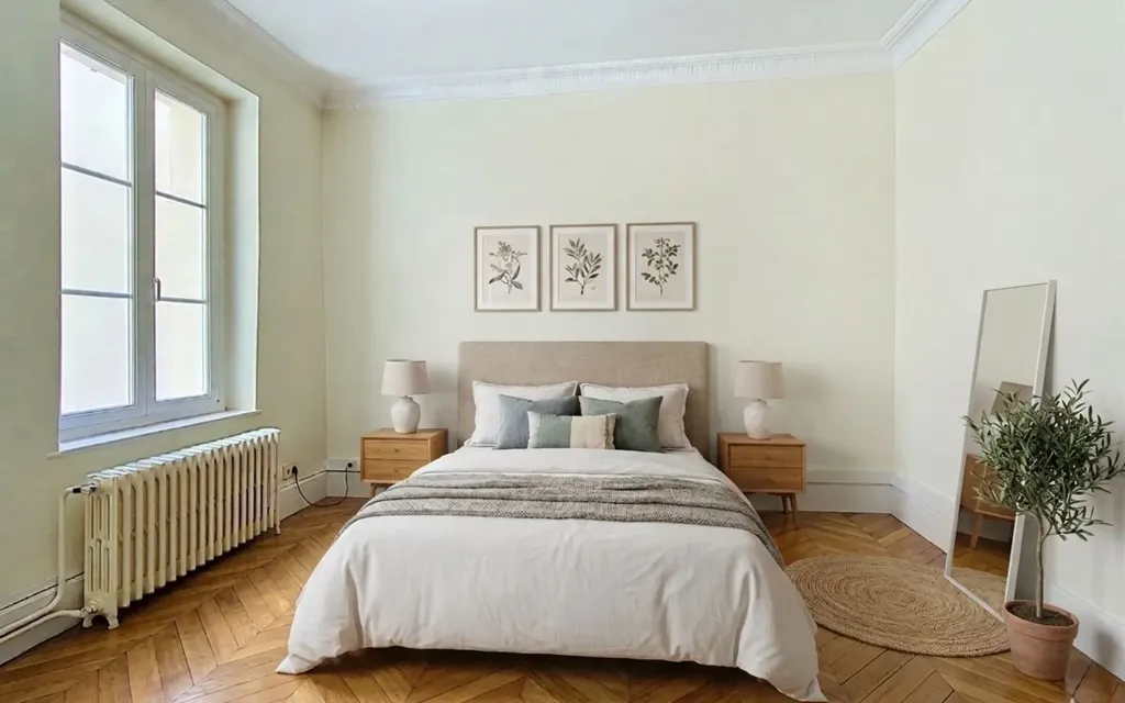 Chambres - Appartement T5 avec Cour Intérieure à Nancy