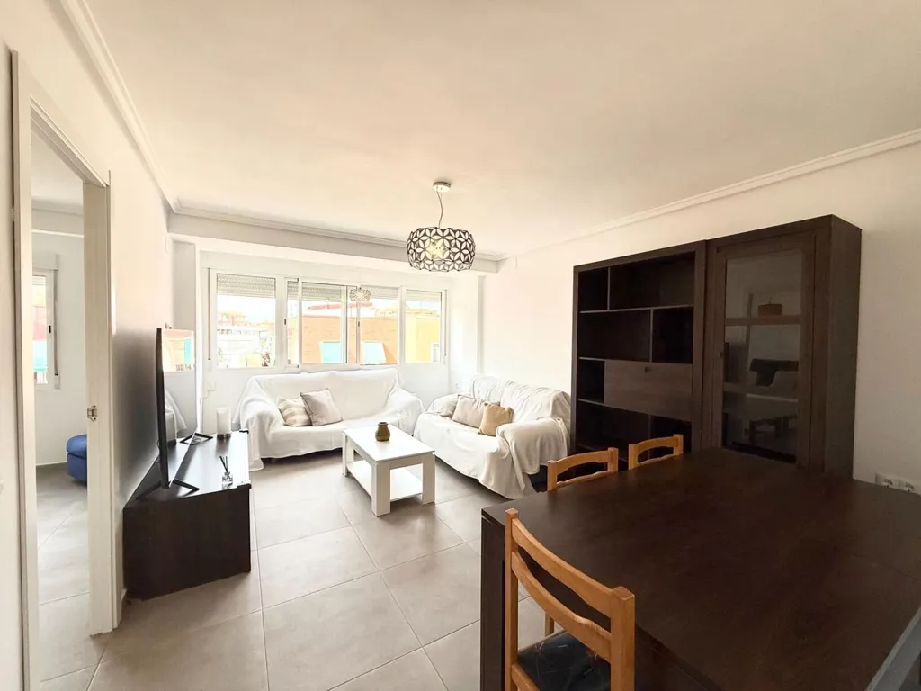 Living Room - Reformed Flat with Balcony in Burjassot