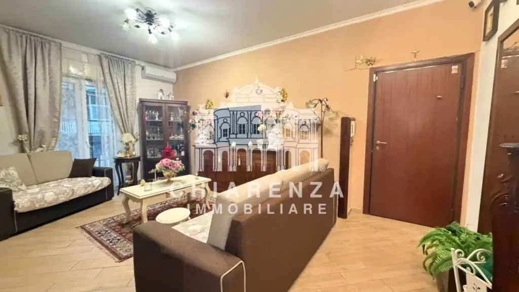 Séjour - Rustic-Style Apartment with Balconies in Catania