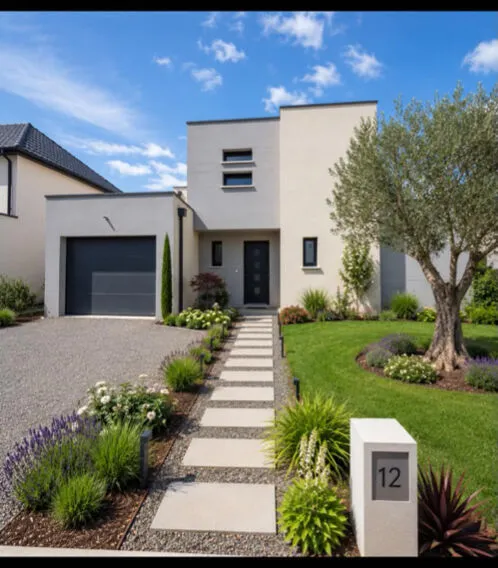 Extérieur - Maison Neuve avec Vue sur les Champs à Soliers