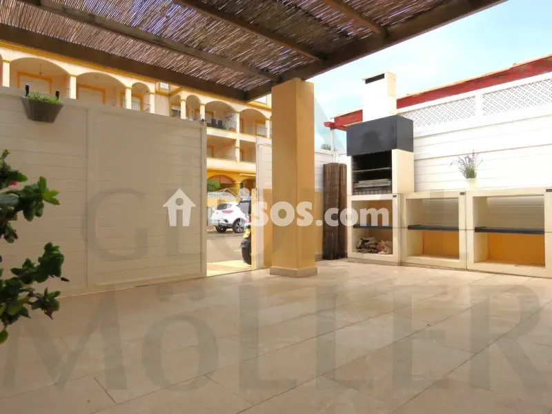Terrasse - Semi-detached Chalet with Pool in Mar de Cristal