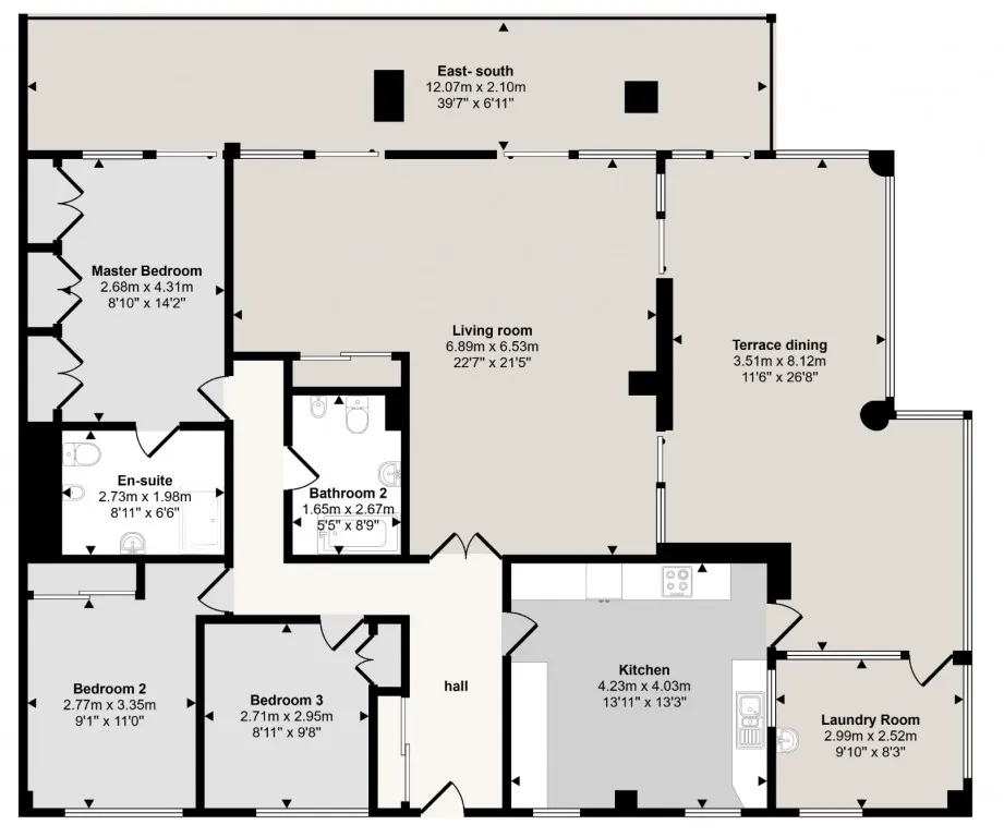 Plan - Penthouse with Private Pool in Albir