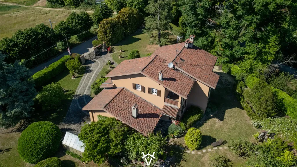 Aerial - Villa with Garden in Novara