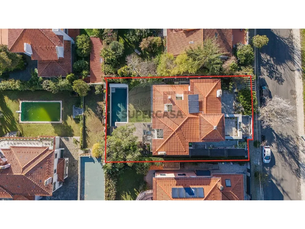 Õhuvaade - Luxury Villa with 1950s Charm in Lisbon