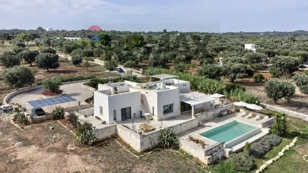 Vue aérienne - Villa with Pool and Sea View in Carovigno