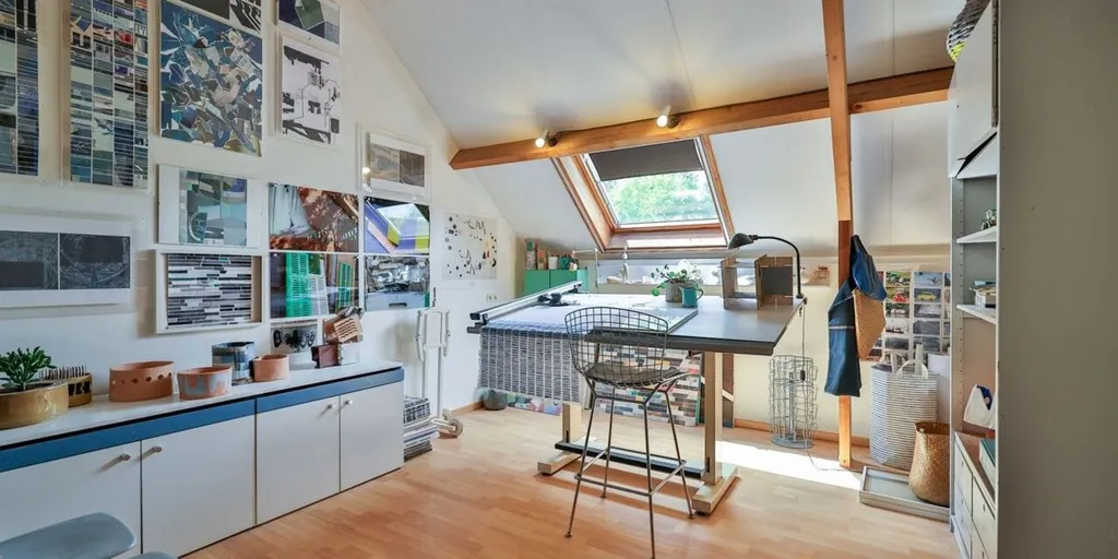 Bureau - Maison avec Jardin dans le Quartier Vert de Mortsel