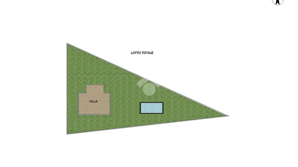 Plaan - Villa with Pool in Pergusa, Enna