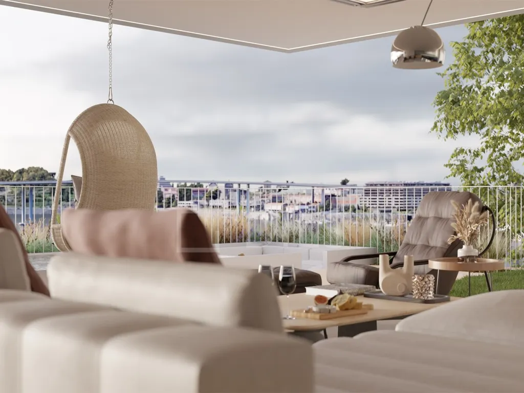 Terrasse - T3 Apartment with Private Pool, Rio View, Porto