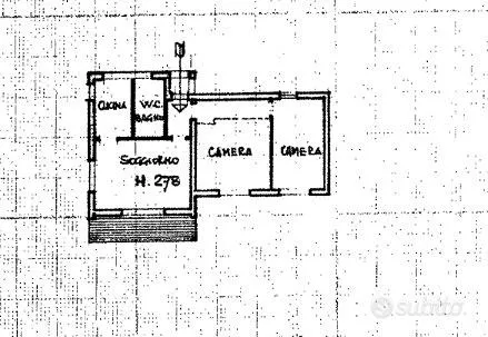 Plan - Trilocale with Balcony in Alta Valle Intelvi