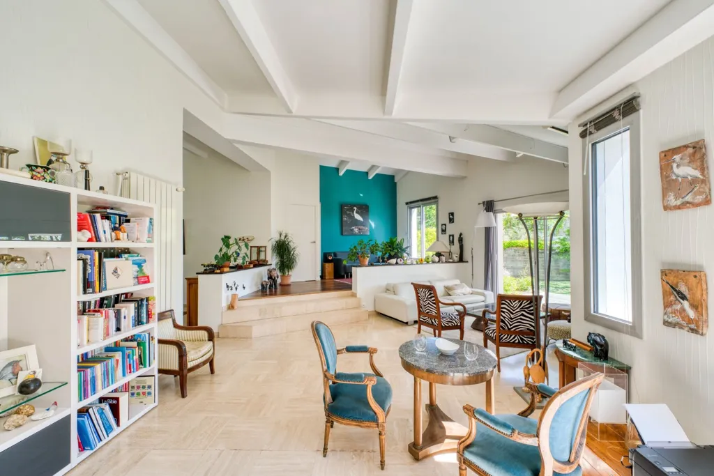 Séjour - Villa d'Architecte avec Piscine à Dompierre-sur-Mer