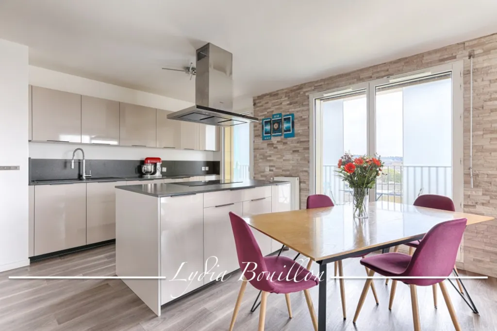 Köök - Bright 3-Bed Flat with Balcony in Nanterre-Université