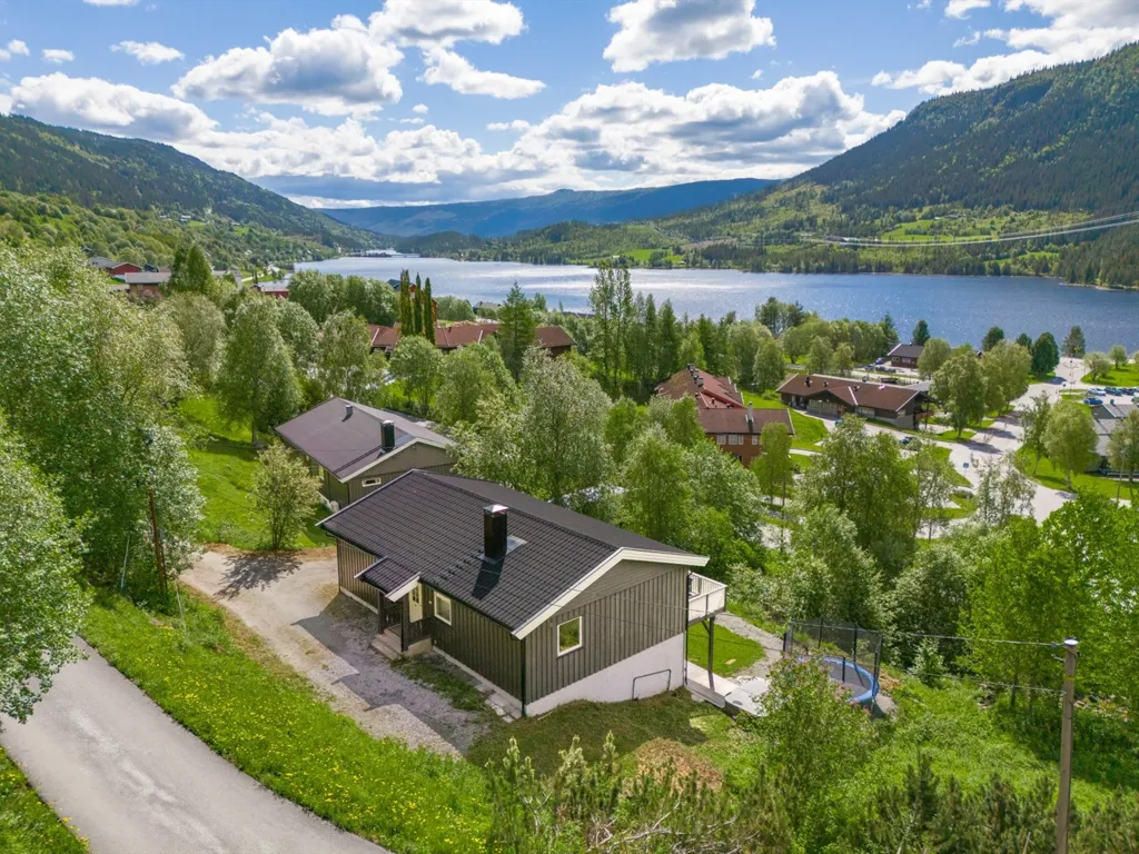 Vue aérienne - Apartment with Holsfjorden View in Norway