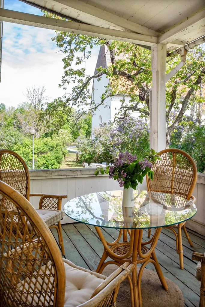 Terrasse - Historic Rectory with Garden in Kräklingbo