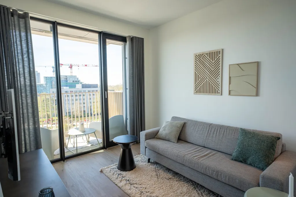 Living Room - Fully Furnished 2-Bed Apartment in Hoofddorp