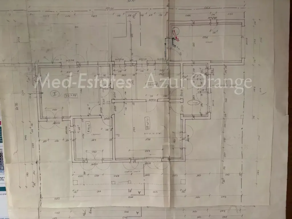 Plan - Villa Luxueuse avec Vue Mer à Grimaud