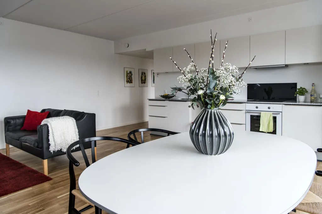 Söögituba - 3-Bedroom Flat with South View in Kolding
