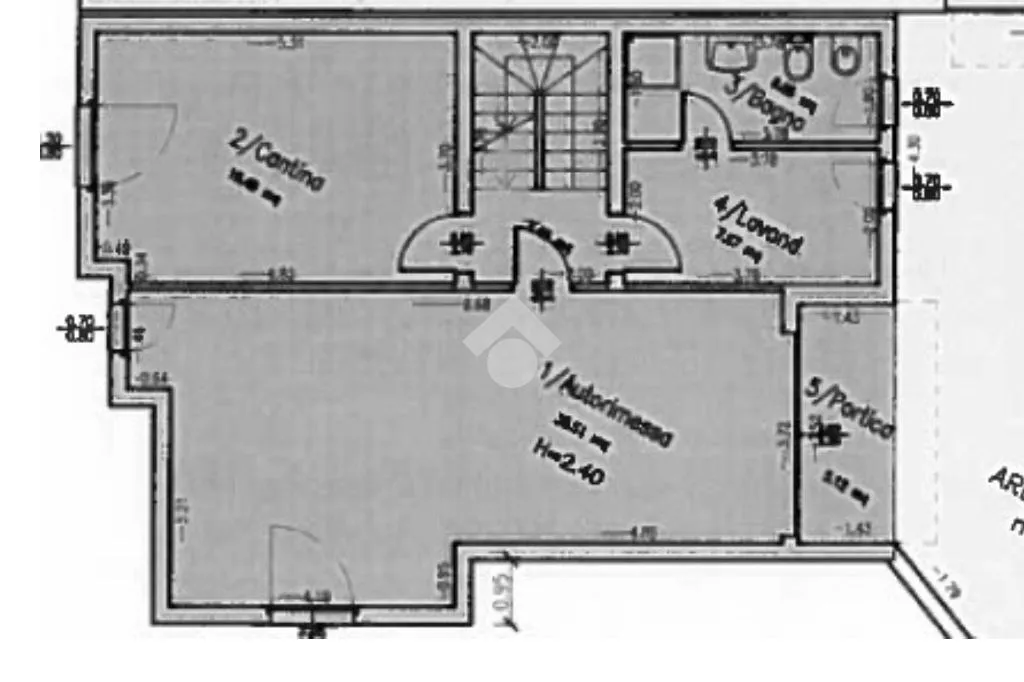 Plan - New Bifamiliare with Private Garden in Barghe