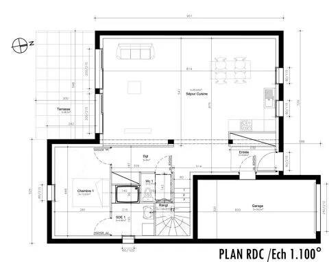 Plan - Pavillon à 600m de la Plage à Binic-Étables-sur-Mer