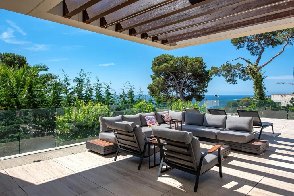 Terrasse - Modern Villa with Sea Views in Sant Antoni
