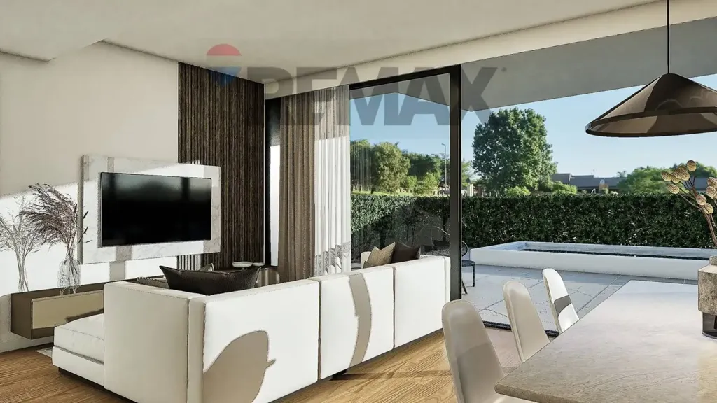 Living Room - Newly Built Penthouse with Pool in Sirmione