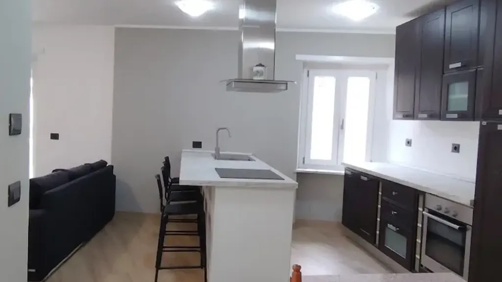 Cuisine - Rented Flat with Balcony in Settimo Torinese