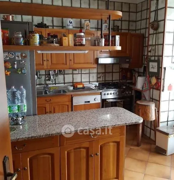 Kitchen - Four-Level Villa with Pool in Vercelli