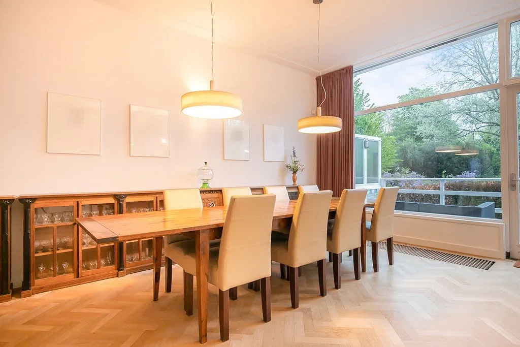 Salle à manger - Character Villa with Park View in Kralingen