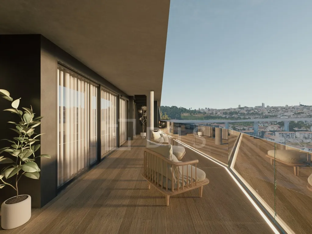 Balcon - Studio Apartment with River View in Vila Nova de Gaia