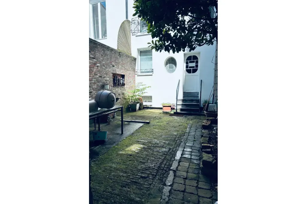 Garden - Quiet Back House with Terrace in Brussels