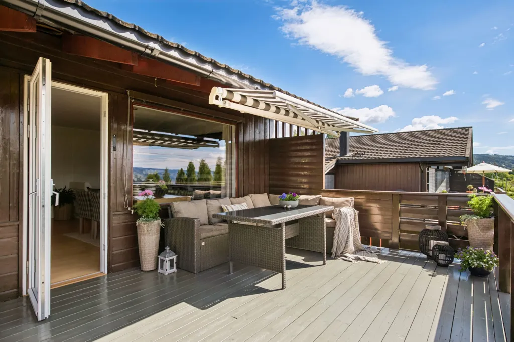 Balcon - Terraced House with Terrace in Ekromskogen