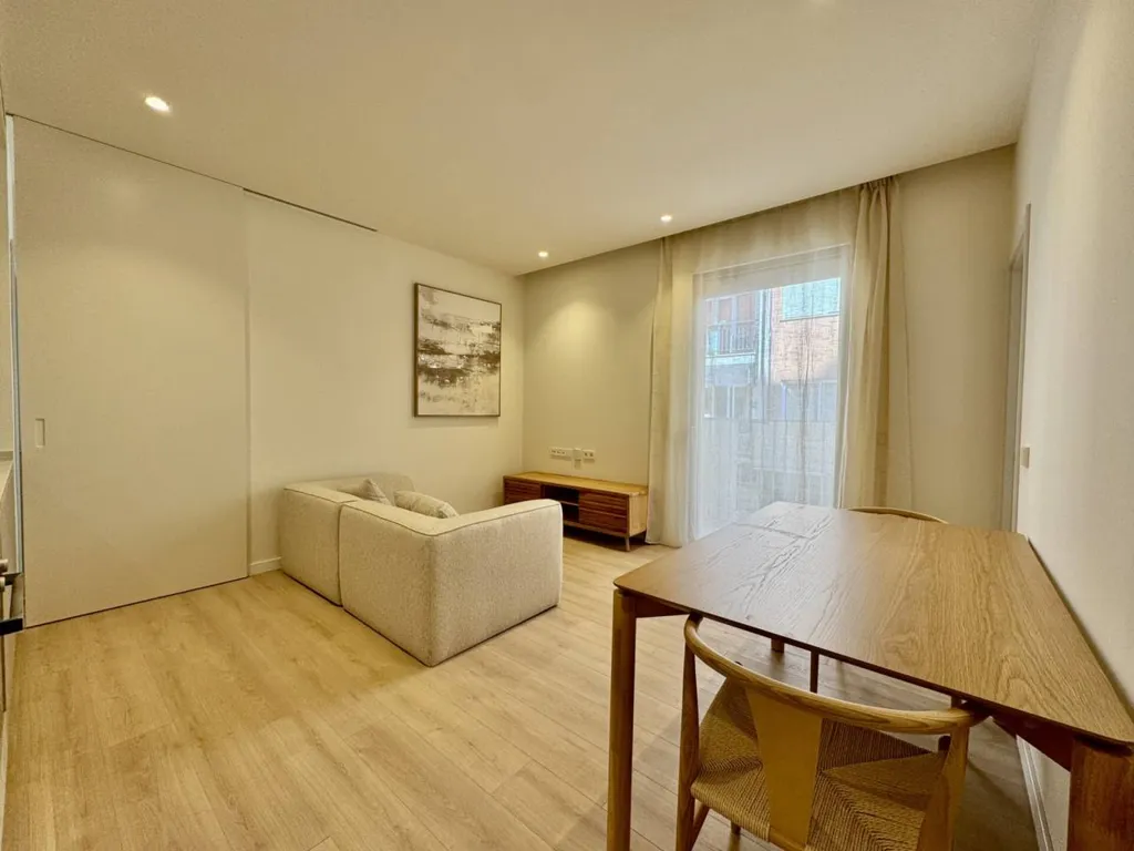 Living Room - Modern Flat with Balcony in Pere Garau