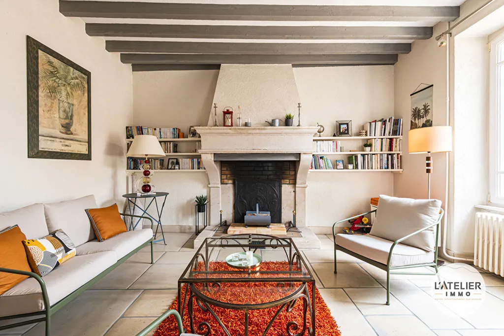 Séjour - Maison de Charme avec Dépendances à La Veuve
