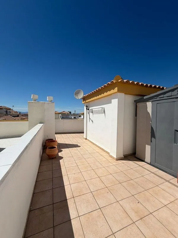 Terrace - Terraced Chalet with Pool in Gran Alacant