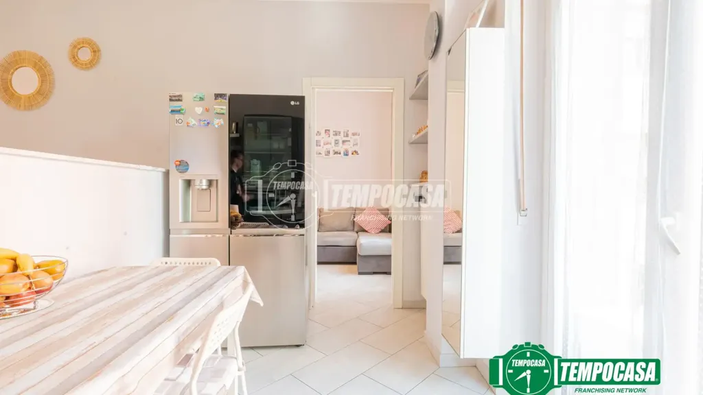 Köök - Rusticated Apartment with Balcony in Milan