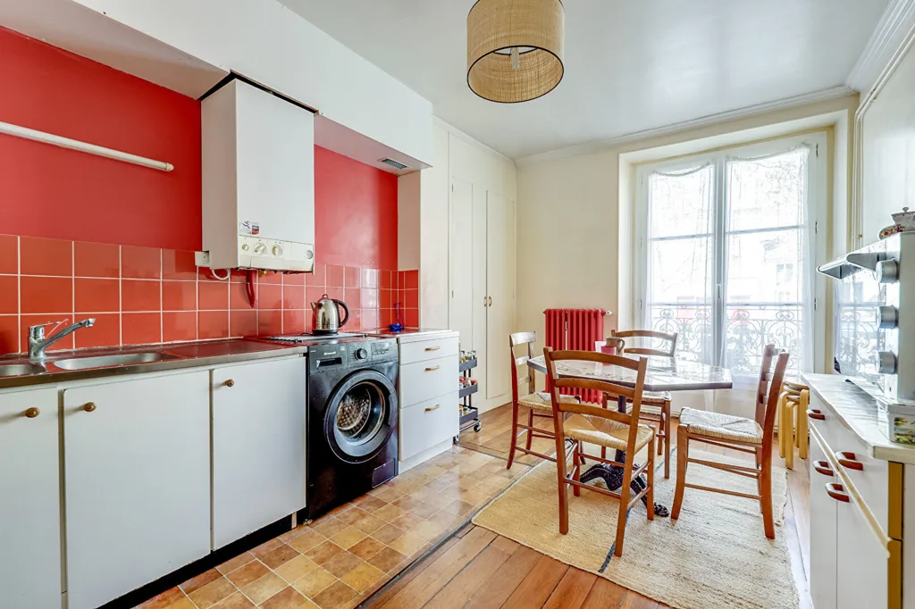 Cuisine - Appartement 3 Pièces avec Parc Privé à Paris 14ème