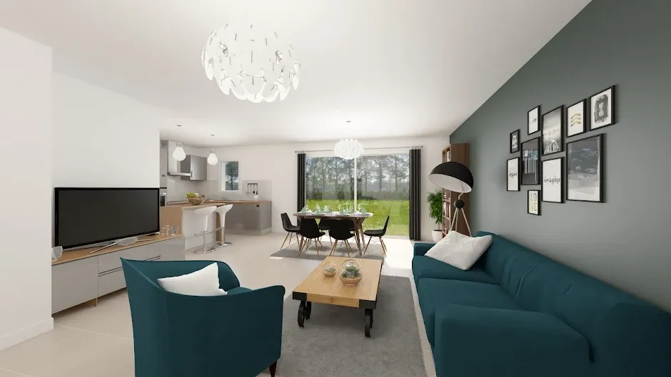 New 4-Piece House with Garden in Scorbé-Clairvaux