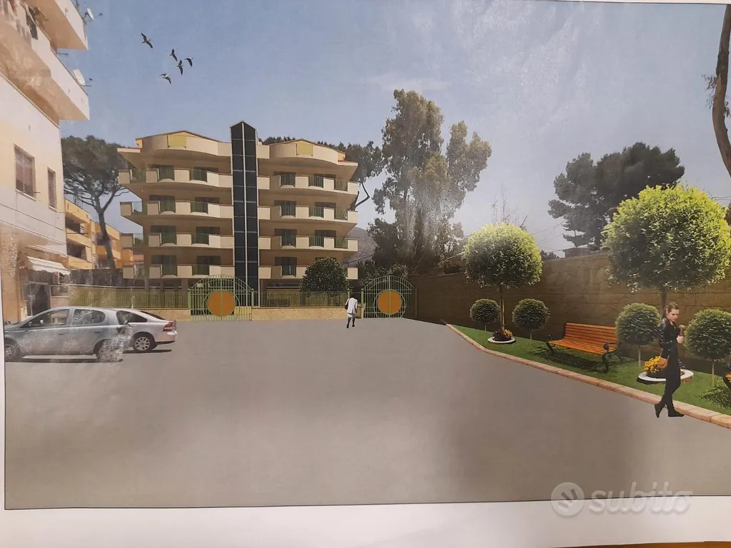 Apartment with Two Garages in New Construction