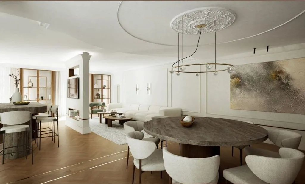 Salle à manger - Luxury Apartment with Classic Façade in Madrid
