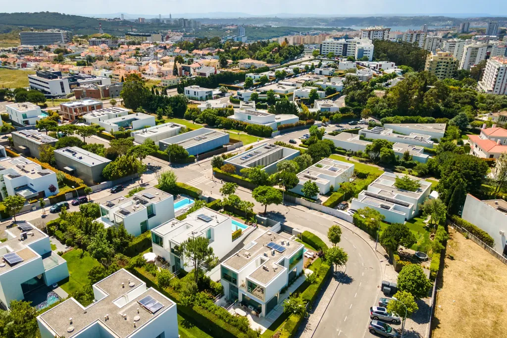 Vue aérienne - Luxury Villa with Pool in Carnaxide, Oeiras