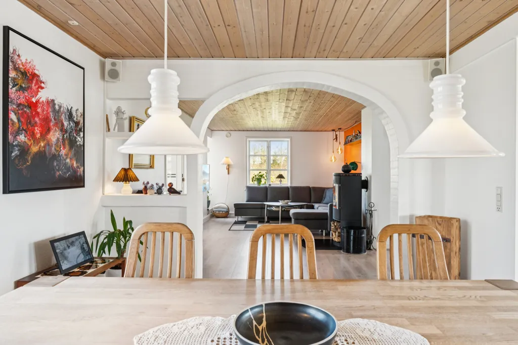 Salle à manger - Modernised Villa with Forest View in West Jutland